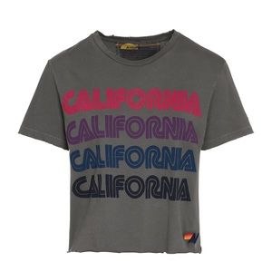 Aviator Nation top with words California